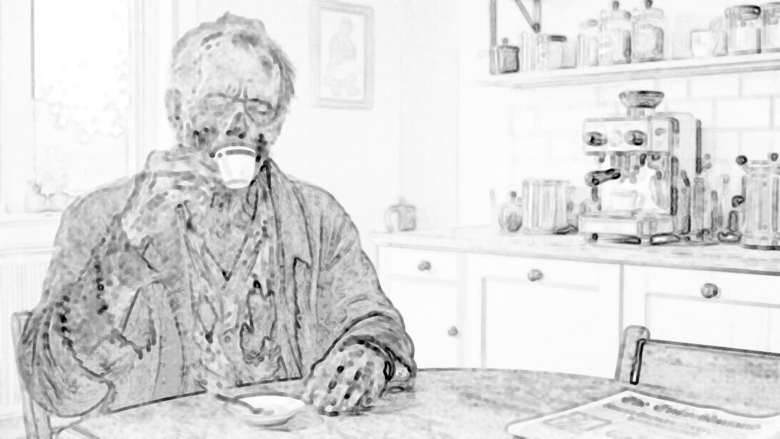 Mon expresso du matin et les morts-vivants